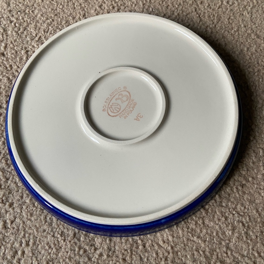 Polish Pottery “Peacock” pattern dish - Picture 3 of 4